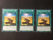 Eternal Drought (3x) GLD4-EN033 - Common - Limited Edition NM Yugioh
