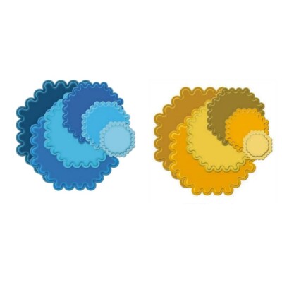 Stanzschablone Squares, Octagon Achtecke, Spellbinders Nestabilities