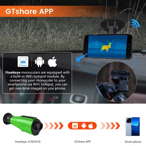Thermal Imager Hunting Imaging Monocular Night Vision Goggles Telescope 384*288 - Picture 45 of 48