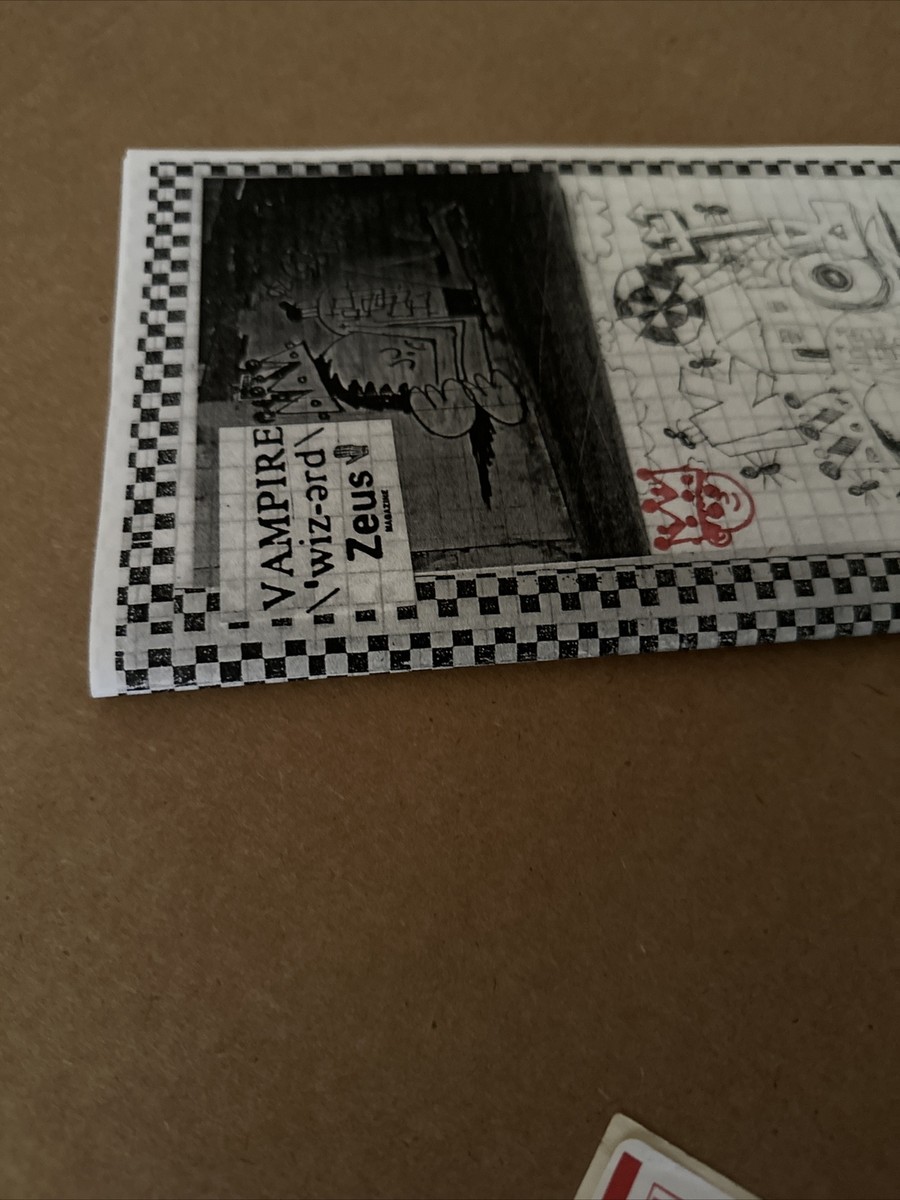 ORFN graffiti zine VAMPIRE WIZARD ZEUS magazine zine PLUS stickers