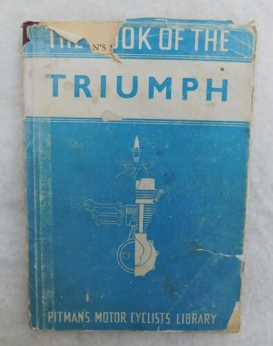 TRIUMPH 1941 PRE UNIT MOTORCYCLE MANUAL VINTAGE BOOK 1935-39 T100 5T SINGLE TWIN - Foto 1 di 4
