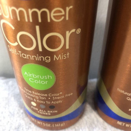 2 Banana Boat Summer Color Self-Tanning Mist 5oz Bottles All Skin Tones - Picture 3 of 11