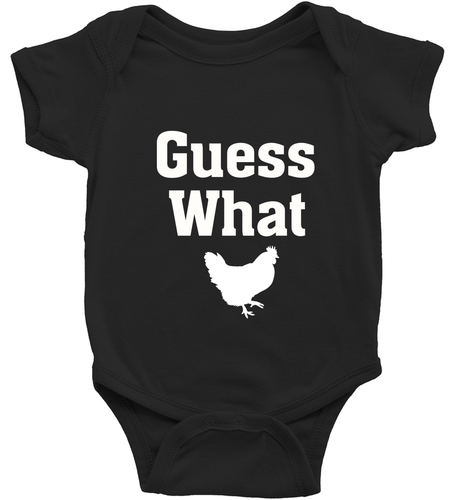 Toddler Kids Tee Youth T-Shirt Baby Bodysuit Funny Pet gift Guess What Chicken - Picture 14 of 30