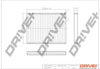 Dr!ve+ DP1110.12.0031 Filter, Innenraumluft FÜR Chrysler Fiat Lancia