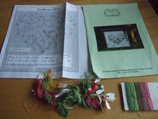 Stickpackung Kreuzstich ERDBEER - HERZ  finge...