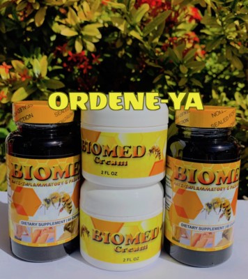 Biomed Joint Support Combo 2 Bottles + 2 Creams Glucosamine Turmeric Chondroitin