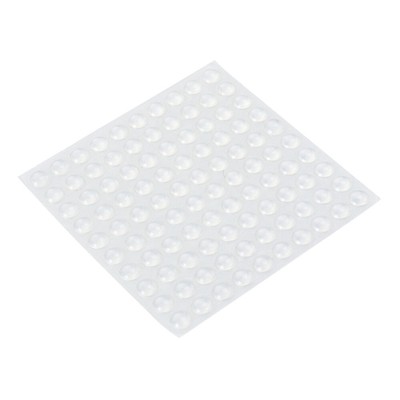 100 PCS Hemisphere Clear Anti-Rutsch-Silikagel-Stoßdämpfer-Silikon-Fußpolster