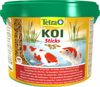 Tetra Pond Koi Sticks 10 Liter Eimer / Teich Fischfutter Sticks / Goldfische