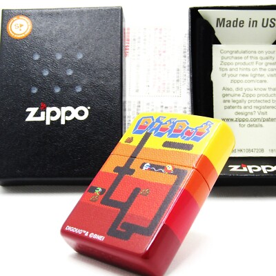 Digdug Dig Dug Namco Double Sided Zippo Oil Lighter 2023 MIB | eBay