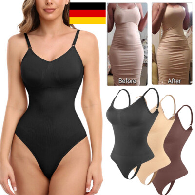 Damen Bauchweg Body Shaper Taillenformer Figurformender Miederbody Shaper Slim