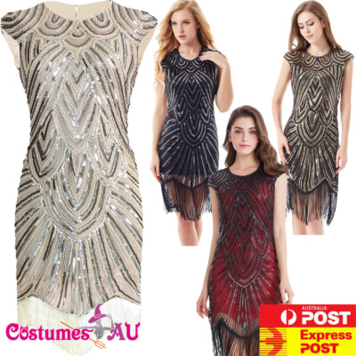 1920s Cleo Flapper Dress In Black & Gold – Flapper Boutique - Foto 11