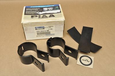 NOS New Yamaha Rhino YXR660 Auxillary Light Mounting Clamp Bracket & Rubber Kit 