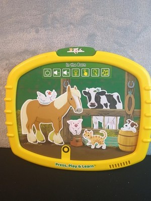 John Deere Press Play & Learn Farm Sounds Tractor Electronic Toy Cards Kids