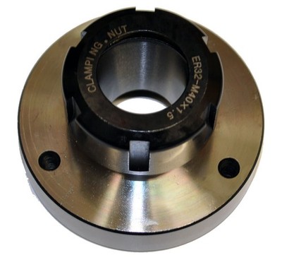 ER 32 Spannzangenfutter mit Flansch für Drehmaschinen mit 80 mm Backenfutter
