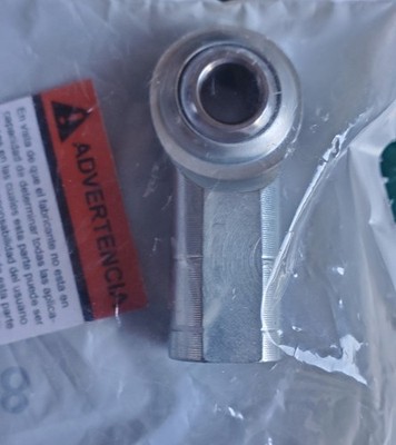 39N428 Spherical Rod End, M8x1.25 Left-Hand Thread, 8mm Bore x 8mm Thick MCFL8