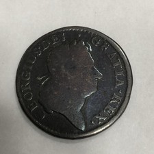 George 1 Copper Irish Halfpenny