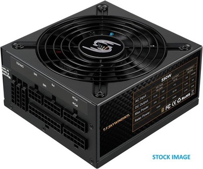 SFX Power Supply 550W 80 Plus Gold SFF Mini ITX PSU Fully Modular Compact Gaming