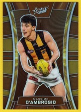 2026 AFL SELECT FOOTY STARS LUMINOUS HOBBY CARD HAWTHORN LG92 Massimo D'AMBROSIO
