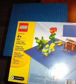LEGO 620 Blue Building Plate 1 NEW  10"x10" sealed brand new 1 loose new 2pcs.