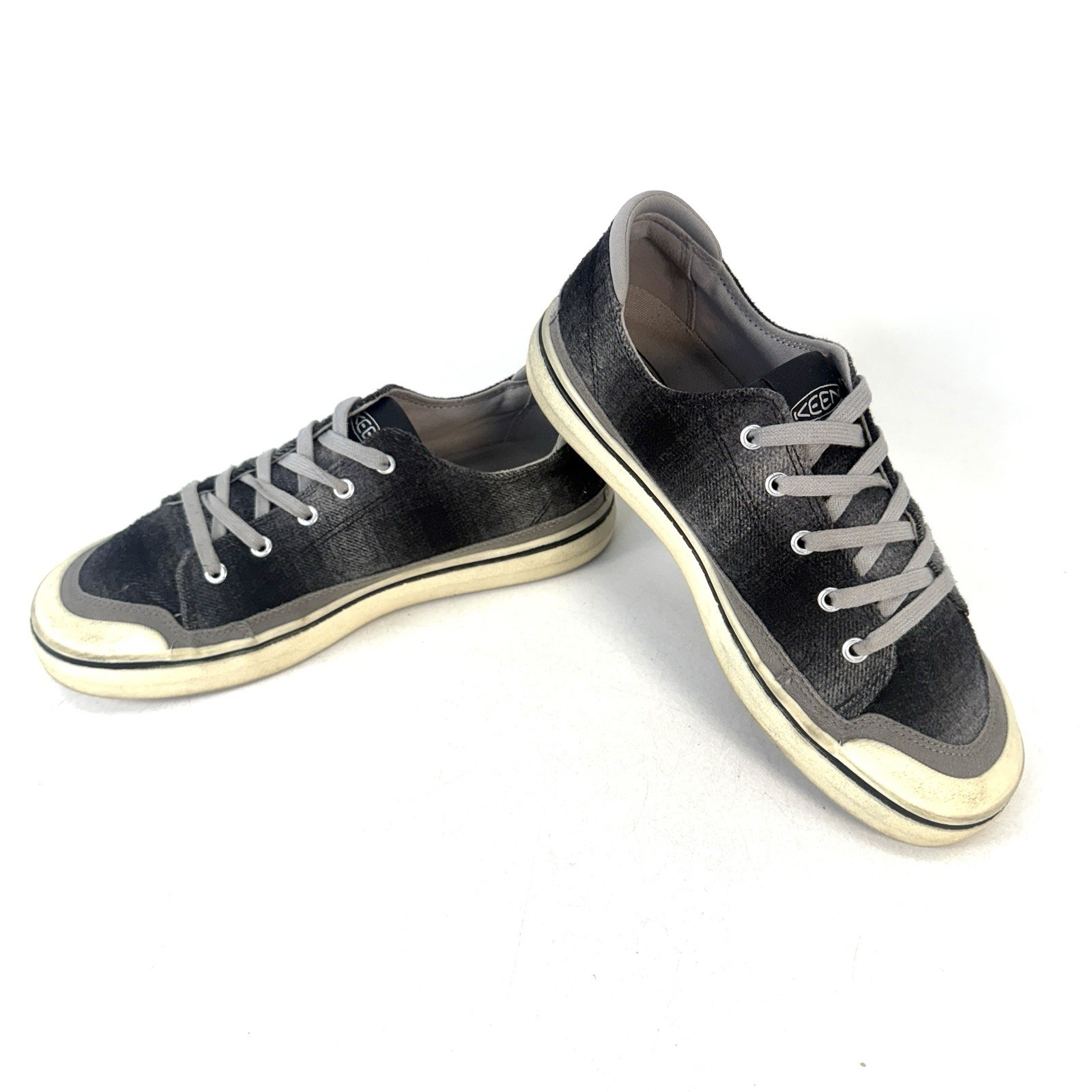 Scarpe da ginnastica KEEN donna taglia 10 5 attività outdoor tessuto grigio basse stringate