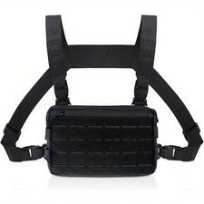 Tactical Running Chest Pack Molle Multi-Function Outdoor EDC Tool Bag
