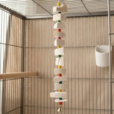 5 St&uuml;ck Sepiaschalen-Knabberspielzeug H&auml;ngend Vogelspielbrett Nat&uuml;rlich