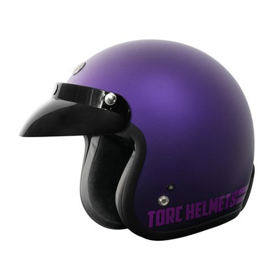 TORC T-50 Del Mar Cali Iridecent Purple Open Faced DOT (XL)  MC Helmet Sale