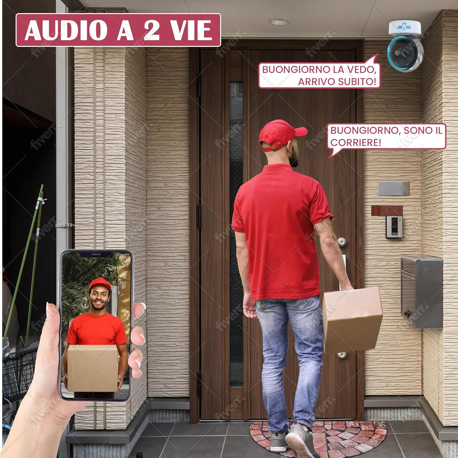 Telecamera Wifi Interno Senza Fili: Sicurezza Casa e Visione Notturna - 3
