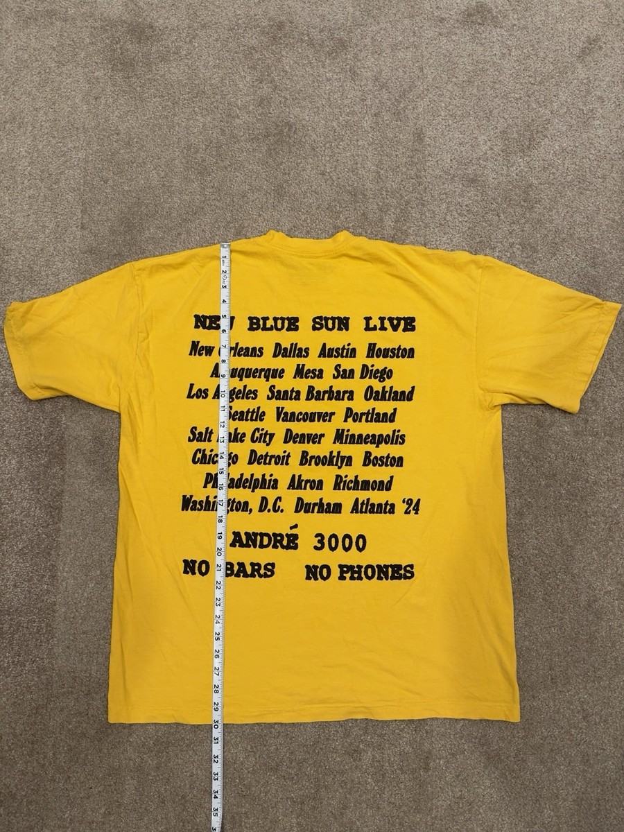 【希少】Andre3000 Listen to Sade ロンT M CPFM Andre 3000 CPFM New Blue Sun Official Tour T-Shirt “Listen To Sade