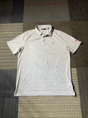 Men s Travis Mathew Size XL Coors Light Gray Golf Polo Shirt