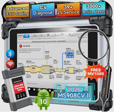 Autel MaxiSys MS908CV II Heavy Duty Truck Diesel Diagnostic Scanner Programming