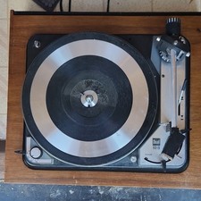 Dual 1019 Vintage Record Player Turntable with Wood Case