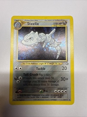 Steelix 英語版 15/111 Steelix 15/111 Pokemon Neo Genesis Holo | eBay