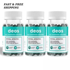 1-3 Pack DEOS Internal Deodorant Supplement   Full Body Deodorizer 30 Capsules 