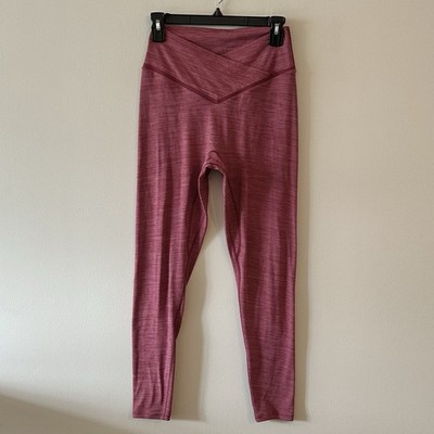 Vitality Daydream V High Waist Leggings Sangria Marl Red L? Activewear Balance