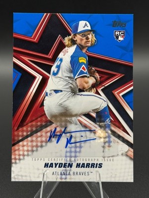2026 Topps Series 2 HAYDEN HARRIS #BSA2-HHA Auto RC /150 Braves