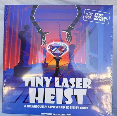 Tiny Laser Heist Hilariously Awkward 3D Board Game Sealed Box