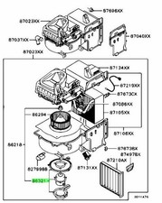 Oem Motorheater Blower Genuine Mitsubishi Lancer Evo3 Mr283302 Oem Motorheater Blower Genuine Mitsubishi Lancer Evo3 Mr283302
