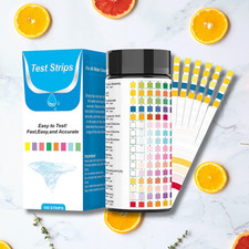 16 in 1 Drinking Water Test Kit Strips, 100 cnt. Home Water Quality Test for Tap