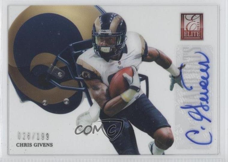 Chris Givens Panini Elite Hard Hats Signatures #38 Base