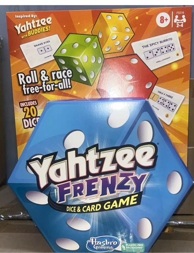 Yahtzee Frenzy Dice And Card Game