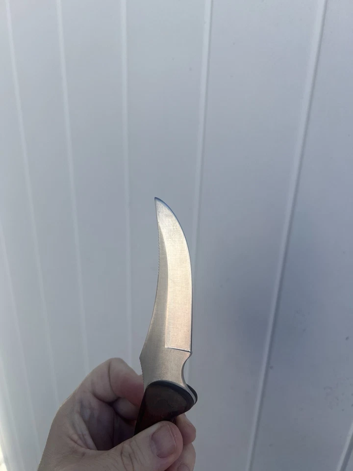 CASE XX USA RIDGEBACK HUNTER ROSEWOOD HANDLE & LEATHER SHEATH - Image 3 of 4