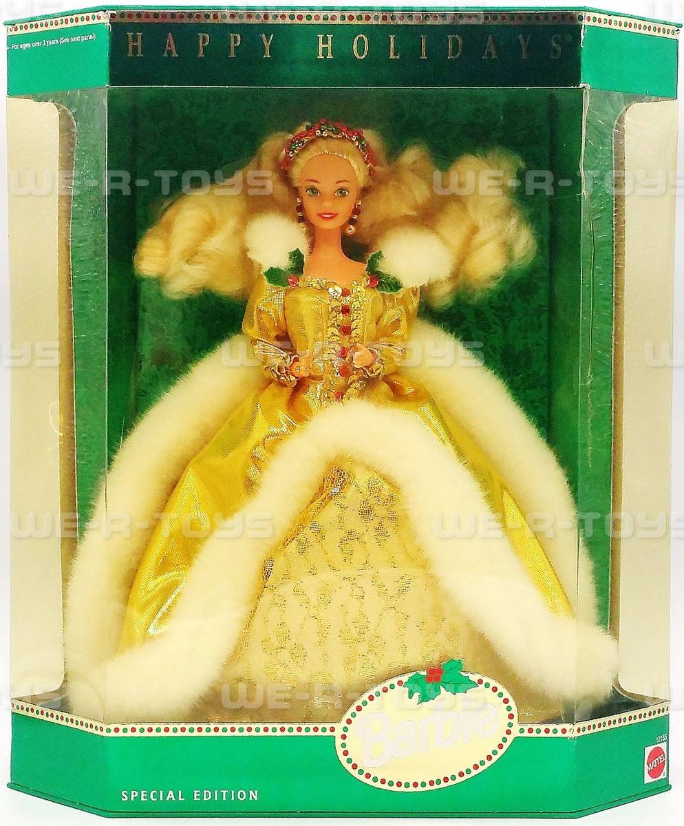 1994 Happy Holidays Special Edition Hallmark Barbie Doll Mattel