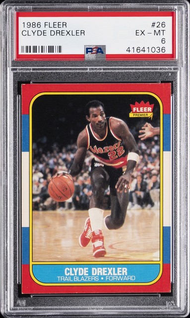 Clyde Drexler 1986 Fleer Fleer