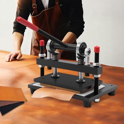 Manuelle Leder Die Cutter Stahlplatte Presse Schneiden Prägemaschine 360 *270mm