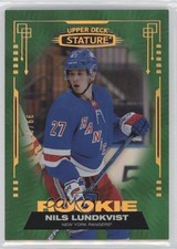 2021-22 Upper Deck Stature Rookies Green Photo Variant 25/66 Nils Lundkvist lk8