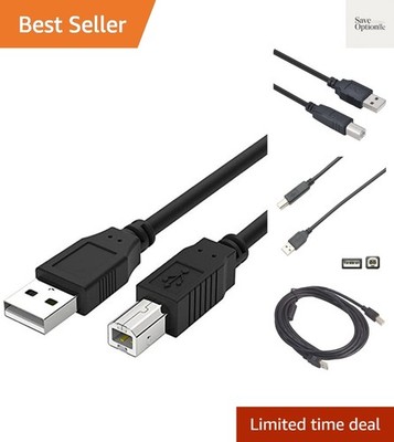 MIDI Controller USB Cable USB B MIDI Cable Cord Compatible for Akai Professio...