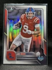 2025 Bowman Chrome University Football White Refractor Luke Hasz #61