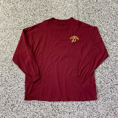 Vintage 90s NFL Washington Redskins Long Sleeve Mock Neck Shirt 2XL