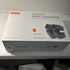 IKEEPFIT Cordless Knee Massager Electric Heated Knee Brace with Vibration Pair 